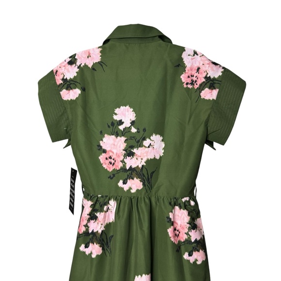 Tuckernuck | NEW Olive and Pressed Powder Floral Chloe Maxi Dress Size M - Picture 9 of 11